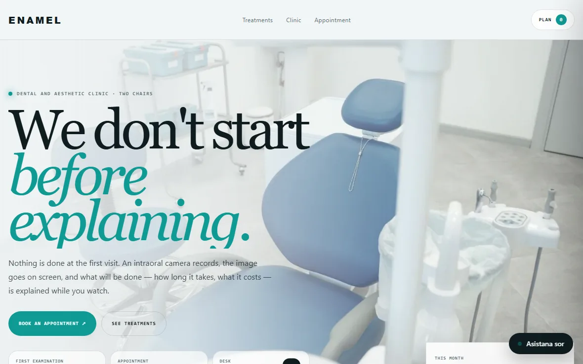Enamel — Clinic · Appointments